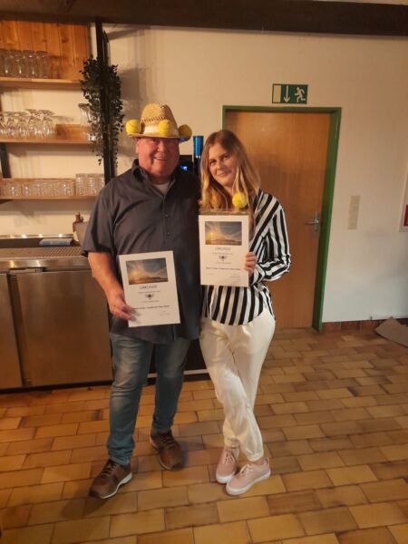 Unsere Sieger 2025 Linda und Jumbo